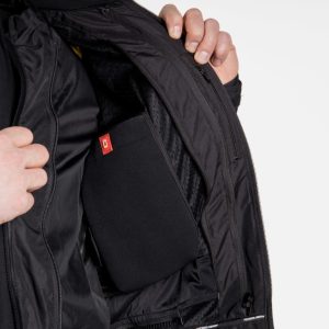 GIACCA REBELHORN BORG IN TESSUTO NERA/GRIGIA/GIALLA FLUO - immagine 3