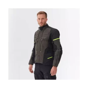 GIACCA REBELHORN RANGE IN TESSUTO ANTRACITE/NERA/GIALLO FLUO - immagine 3
