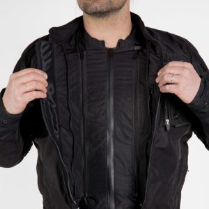 GIACCA REBELHORN BORG IN TESSUTO NERA/GRIGIA/GIALLA FLUO - immagine 4
