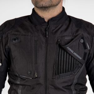 GIACCA REBELHORN BORG IN TESSUTO NERA/GRIGIA/GIALLA FLUO - immagine 8