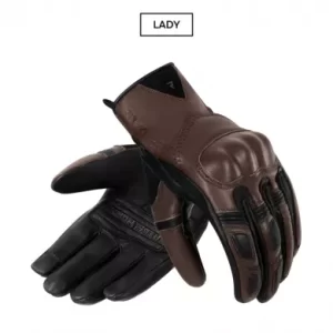 GUANTI REBELHORN THUG II IN PELLE DONNA MARRONI