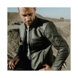 GIACCA REBELHORN IN PELLE RUNNER III NERA - immagine 3