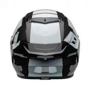CASCO BELL RACE STAR FLEX DLX 2024 OFFSET NERO/BIANCO ECE 06 - immagine 3
