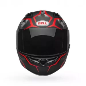 CASCO BELL QUALIFIER 2023 STEALTH CAMO NERO/ROSSO OPACO - immagine 2