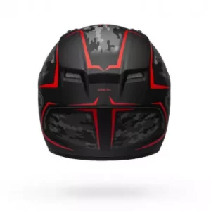 CASCO BELL QUALIFIER 2023 STEALTH CAMO NERO/ROSSO OPACO - immagine 3