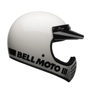 CASCO BELL MOTO-3 BIANCO ECE 06 - immagine 4