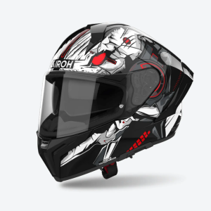 CASCO MATRYX NYTRO NERO/BIANCO LUCIDO
