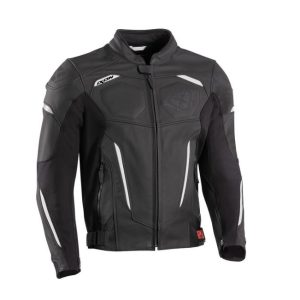 GIACCA IN PELLE CEROS NERO/BIANCO - immagine 1