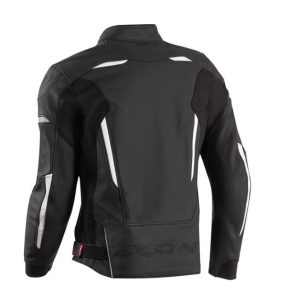 GIACCA IN PELLE CEROS NERO/BIANCO - immagine 2