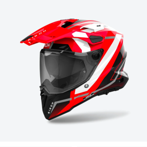 CASCO COMMANDER 2 MAVICK ROSSO LUCIDO - immagine 1