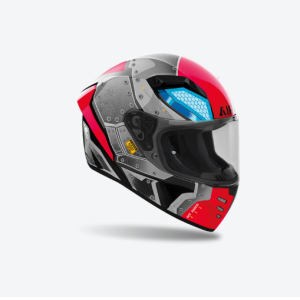 CASCO CONNOR BOT GRIGIO/ROSSO LUCIDO - immagine 3