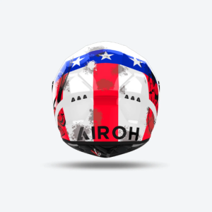 CASCO CONNOR NATION BIANCO/BLU/ROSSO LUCIDO - immagine 2