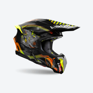 CASCO TWIST 3 TOXIC NERO LUCIDO - immagine 3