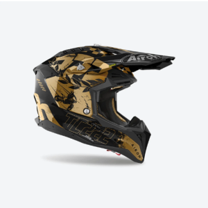 CASCO AVIATOR III LEGEND NERO/ORO LUCIDO - immagine 3