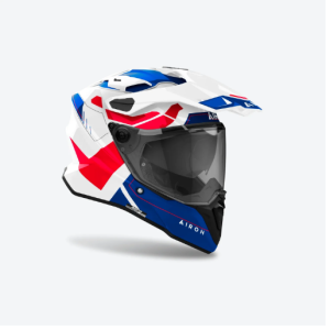 CASCO COMMANDER 2 REVEAL BLU/ROSSO LUCIDO - immagine 3