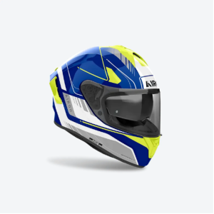 CASCO SPARK 2 CHRONO BLU/GIALLO LUCIDO - immagine 3