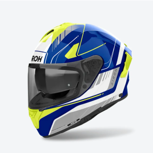 CASCO SPARK 2 CHRONO BLU/GIALLO LUCIDO - immagine 1
