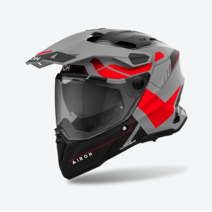 CASCO COMMANDER 2 REVEAL ROSSO FLUO OPACO