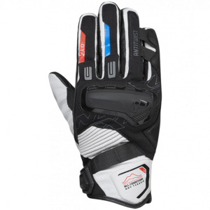 GUANTI MEZZA STAGIONE MS SKEID UOMO IXON COLORE NERO/GRIGIO/ROSSO